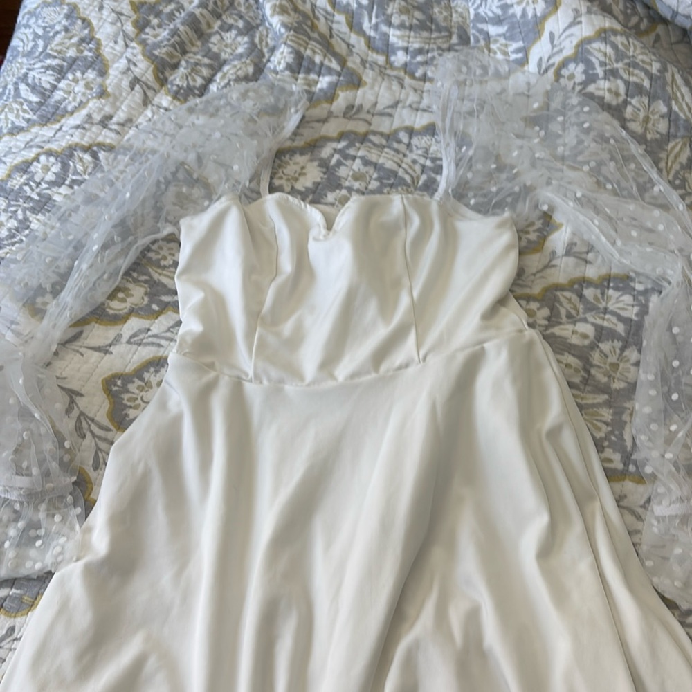 White dress